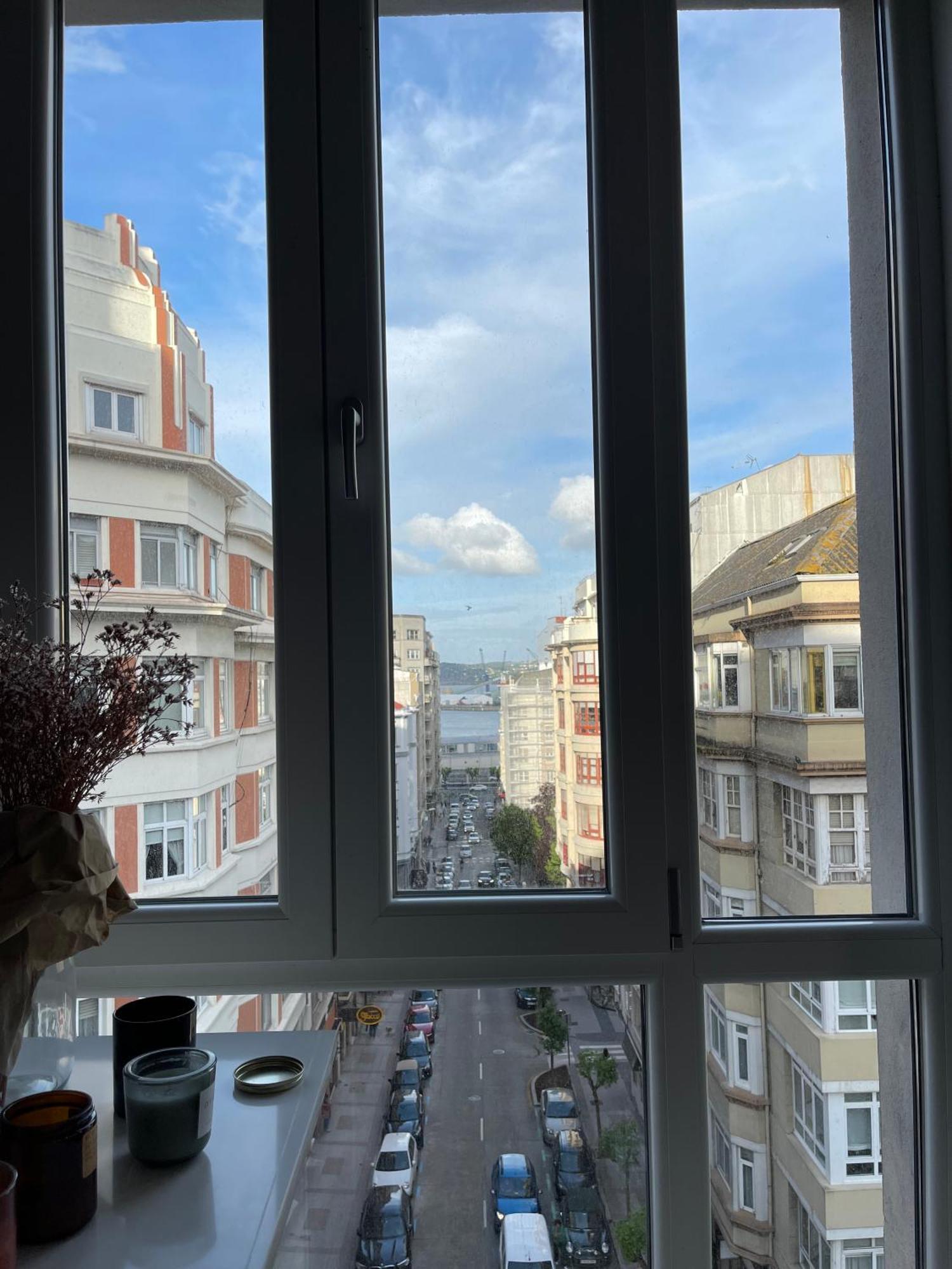 Espectacular Apartamento En El Centro De La Ciudad A Coruña Exterior foto